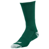 Eastbay EVAPOR Performance Crew Sock - Dark Green / Dark Green