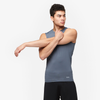 Eastbay EVAPOR Sleeveless Compression Crew - Men's - Grey / Grey