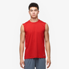 Eastbay EVAPOR Fitted Sleeveless Crew - Men's - Red / Red